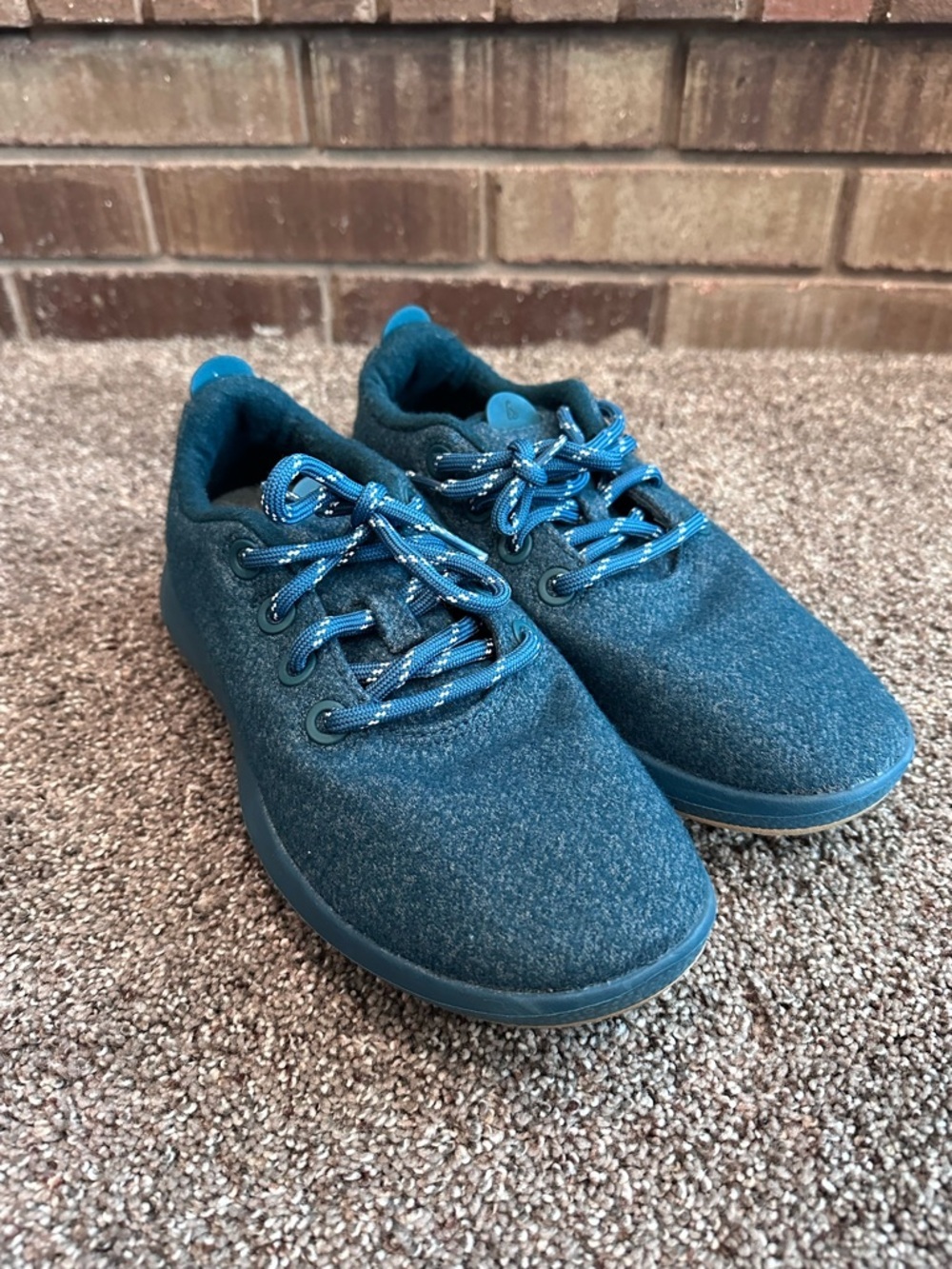 NWOB Allbirds Women's Wool Runners in Tuke Teal - Cozy & Sustainable Size 9 - Picture 2 of 7